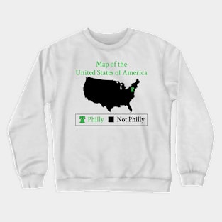 Map of the United States of America Crewneck Sweatshirt